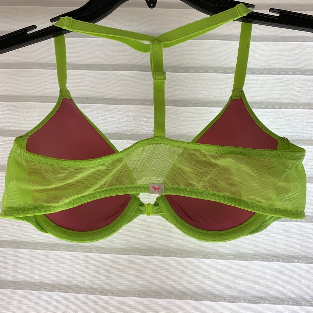 ***SOLD***PINK Racerback bra - Picture 3 of 3